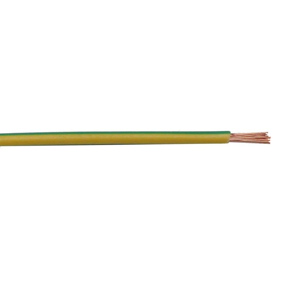 Percjelles elektrik fleksibel 1x2.5mm². Ngjyre jeshile%verdhe rezistente ndaj zjarrit
