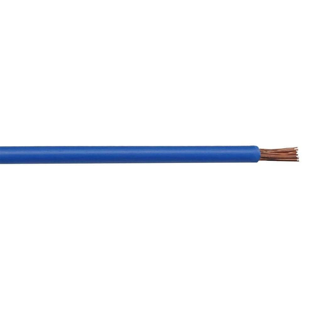 Percjelles elektrik fleksibel 1x10mm². Ngjyre blu rezistente ndaj zjarrit