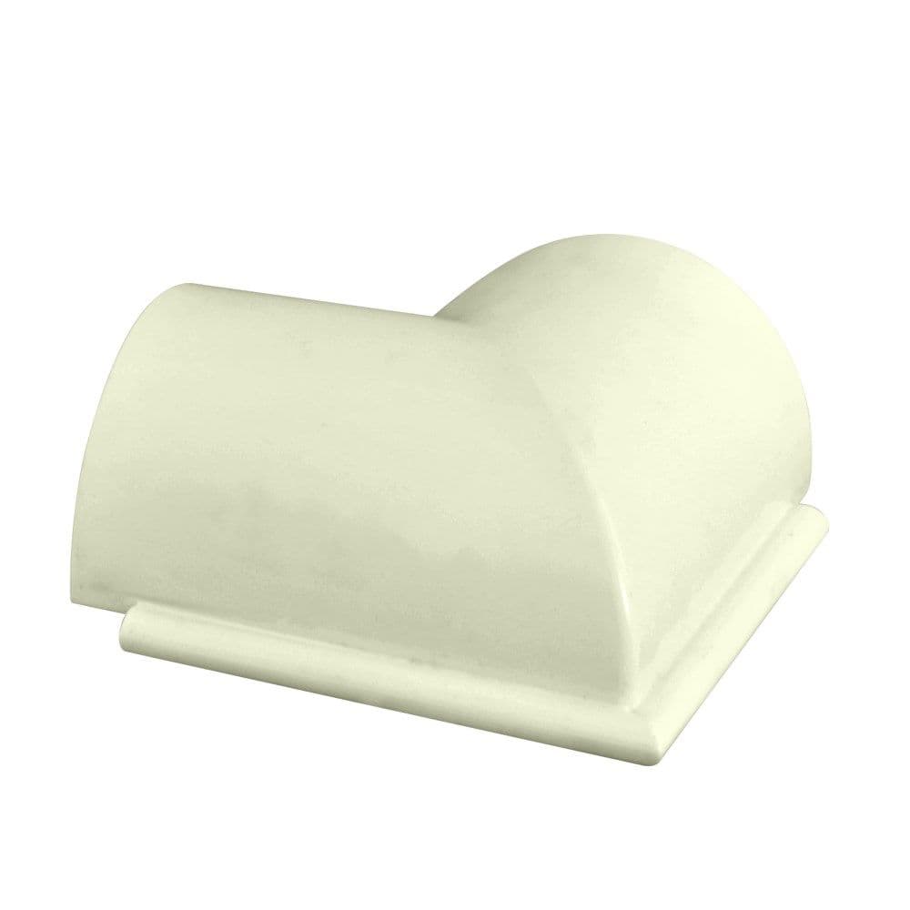 Brryl ulluku, PVC, Ø110mmx90°, i bardhë