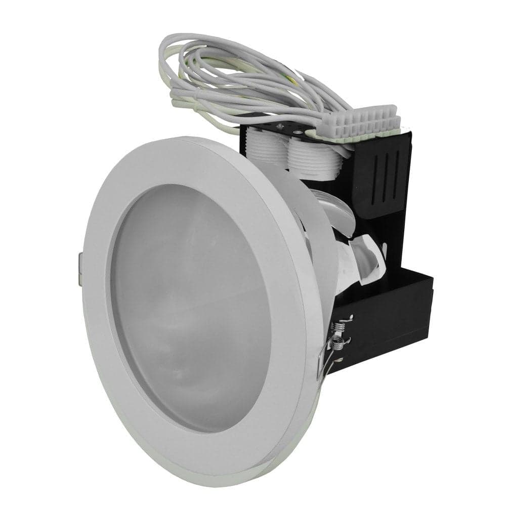 Ndricues spot 2xG24q-3,26W D200mm ngjyre e bardhe