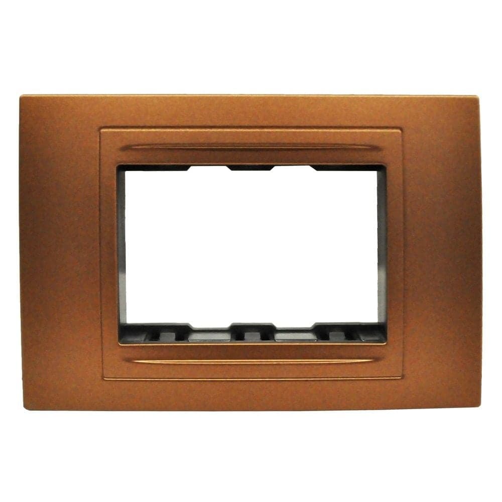 Kapak dhe suport 3 modular me ngjyre Antik Bronz EU energy