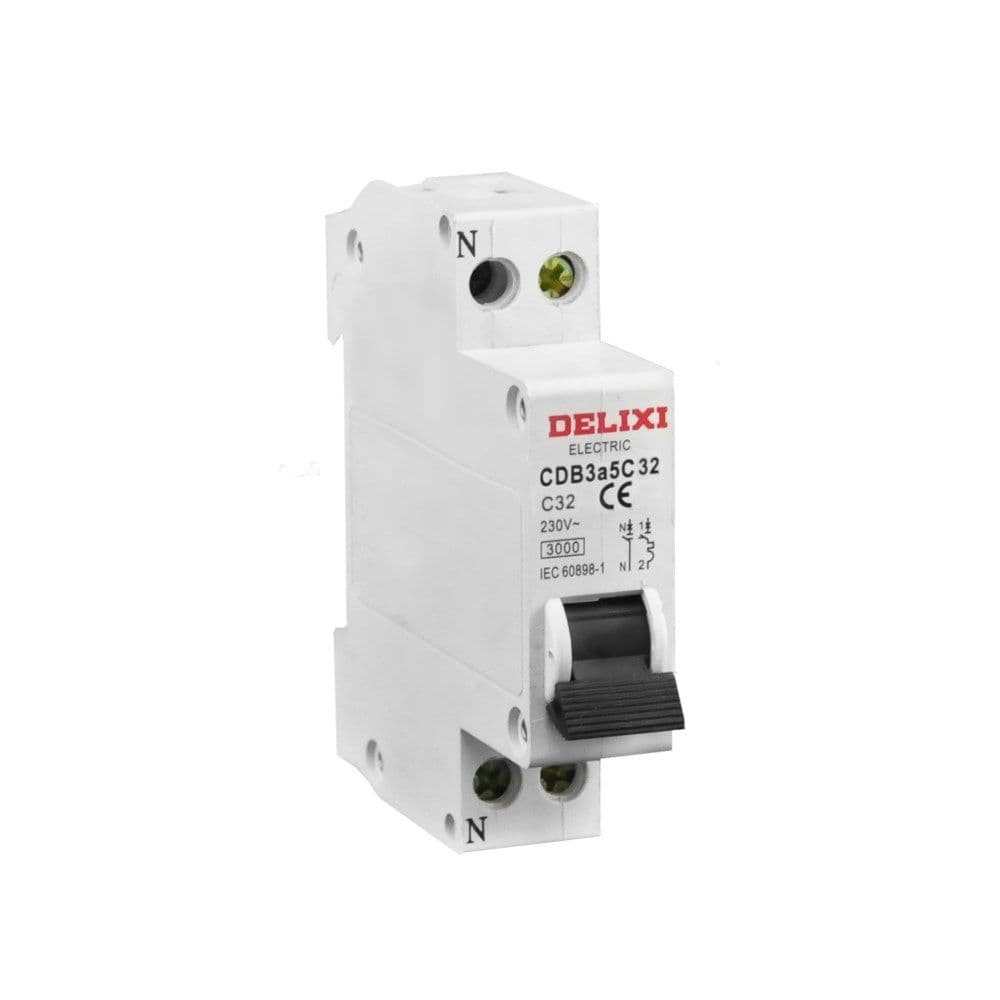 Automat,Nderpreres magneto-termik CDB3-32 1P+N-32A Kurba C 3kA