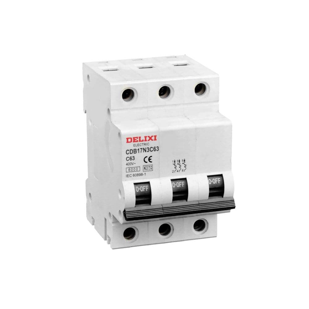 Automat,Nderpreres magneto-termik CDB17N 3P-63A Kurba C 6kA