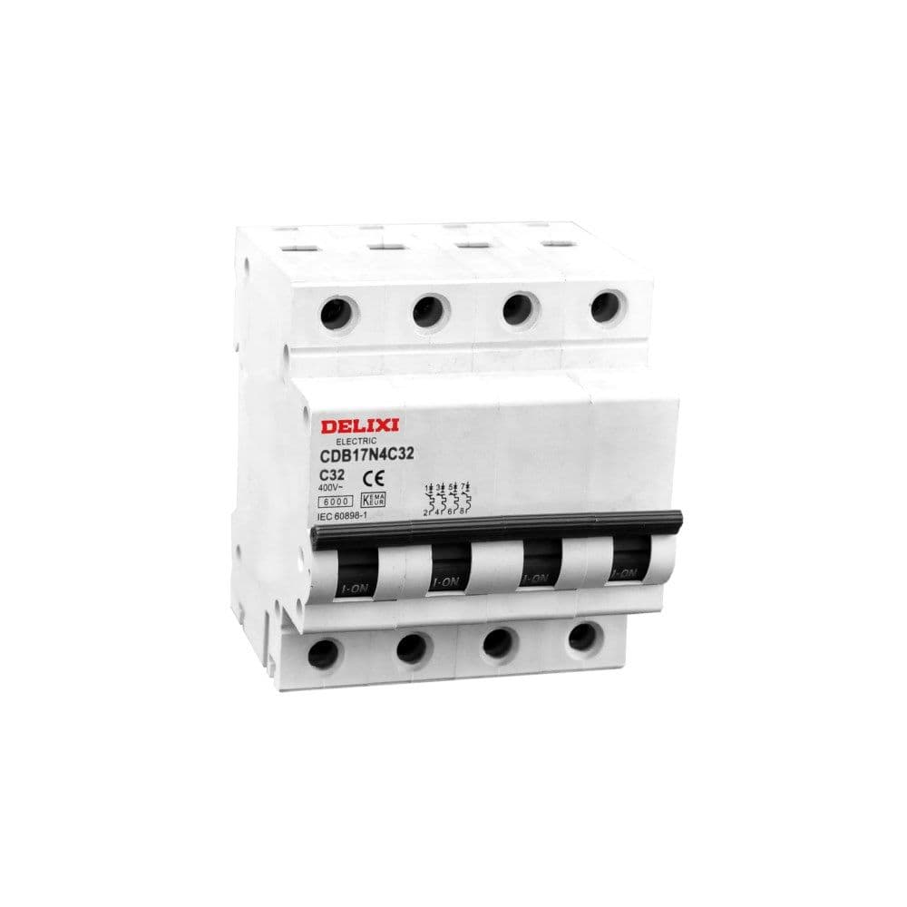 Automat,Nderpreres magneto-termik CDB17N 4P-32A Kurba C 6kA