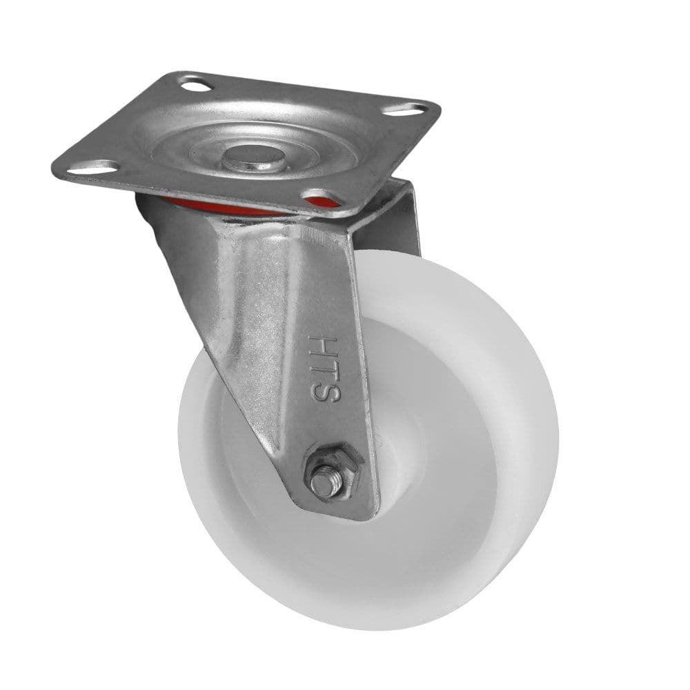 Rrote e rrotullueshme ngjyre e bardhe model Turk,w=10cm, h=12.6cm, pesha mbajtese 75kg