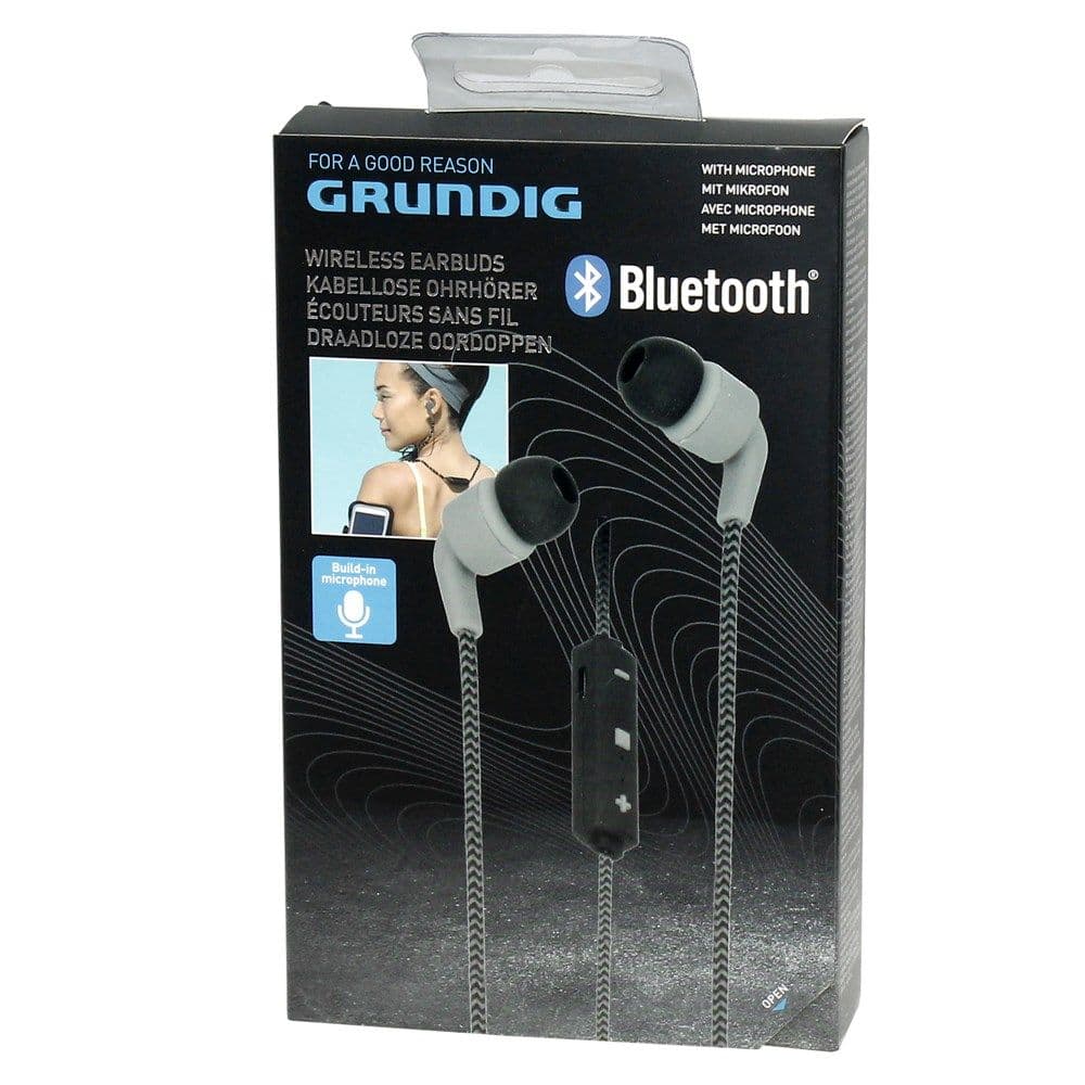 Kufije me mikrofon bluetooth stereo, Grundig, alumini