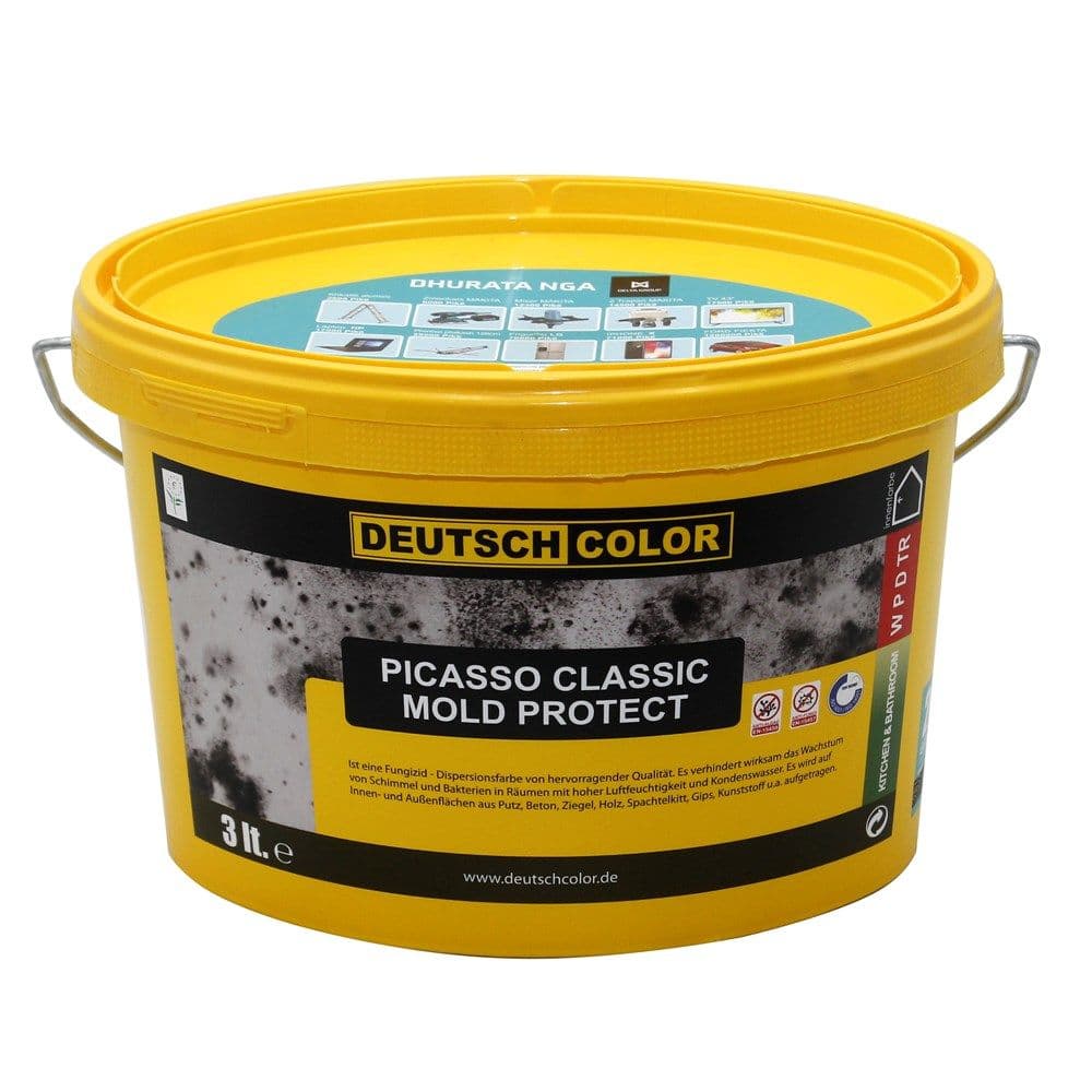 Bojë plastike, Picasso Clasic, Mold protect, 3 lt