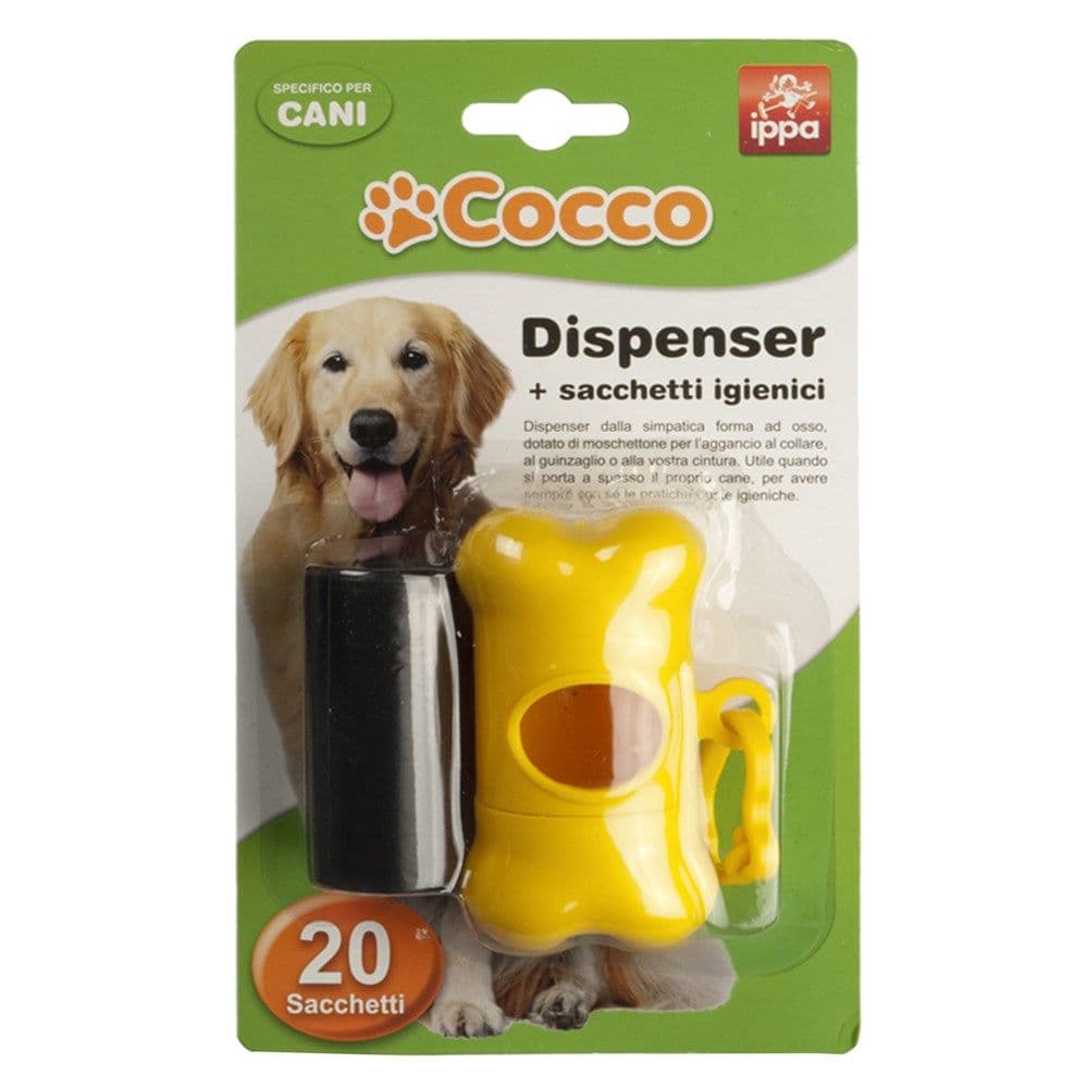 Mbajtese + qese higjenike njeperdorimshe per qen, Cocco