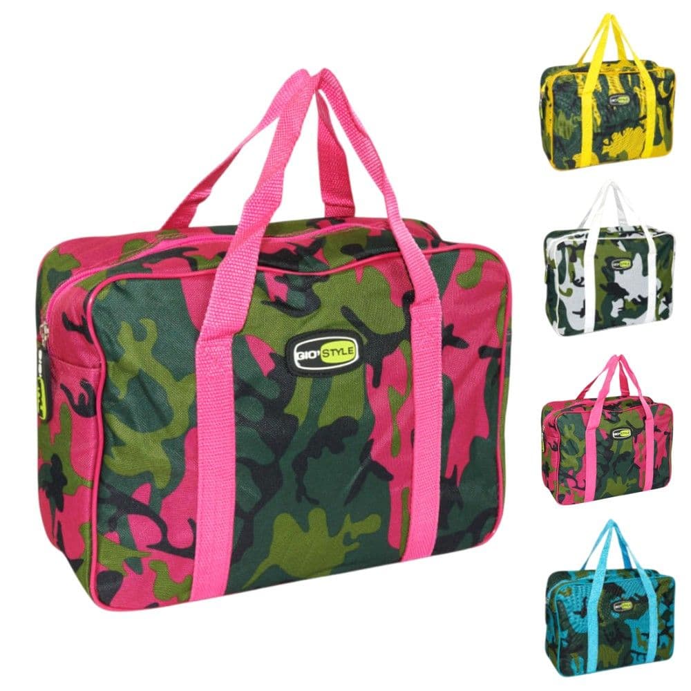 Çantë termike kampingu, Giostyle, 600D poliestër, 30x12x22 cm, 8 L, ngjyrë mikse