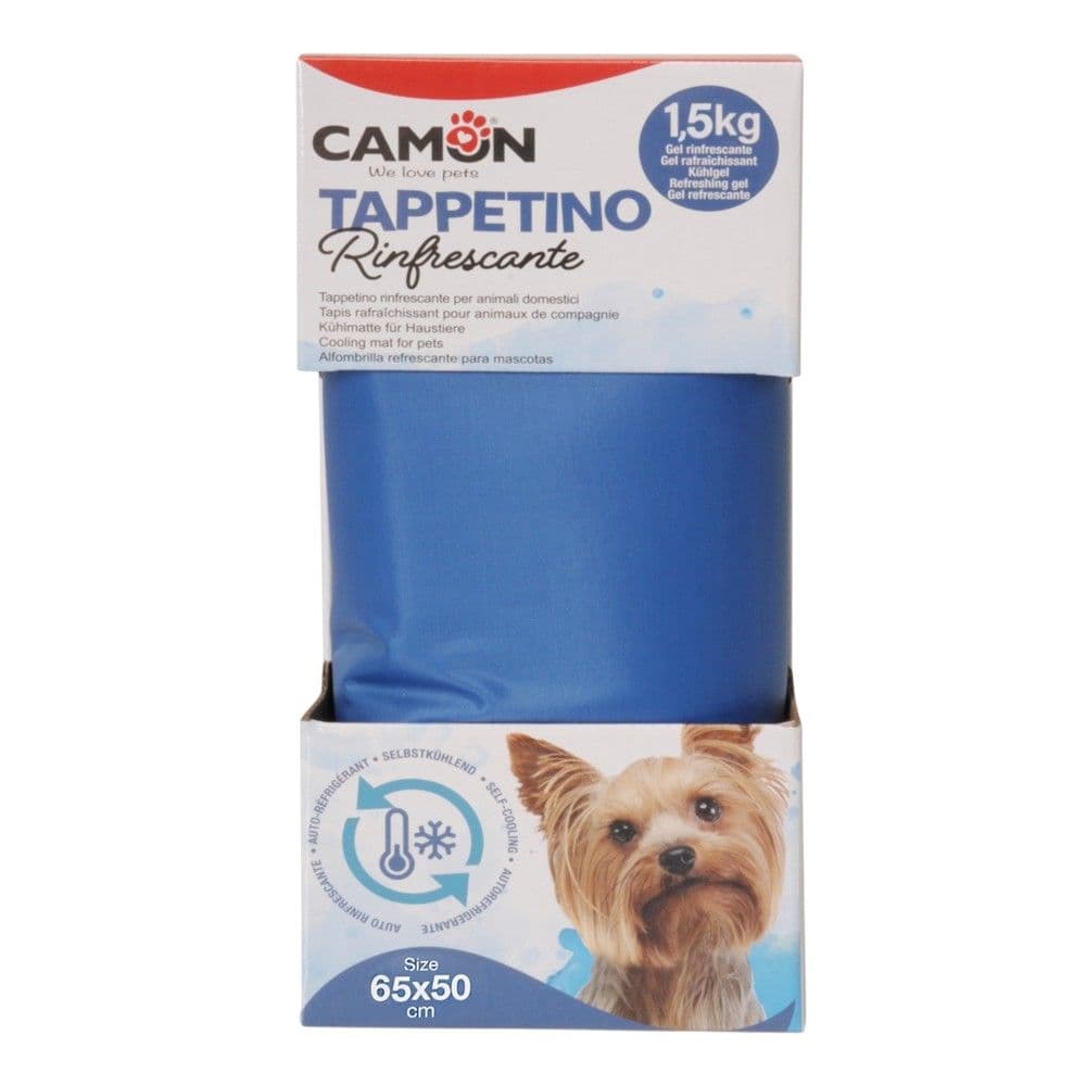 Tapet ndenjës për kafshë, Camon, Cooling Mat, 65x50 cm, ngjyra blu