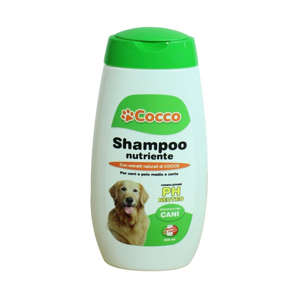 Shampo ushqyese për qen, Cocco, PH neutral, për qime të shkurtër të mesme, 250 ml