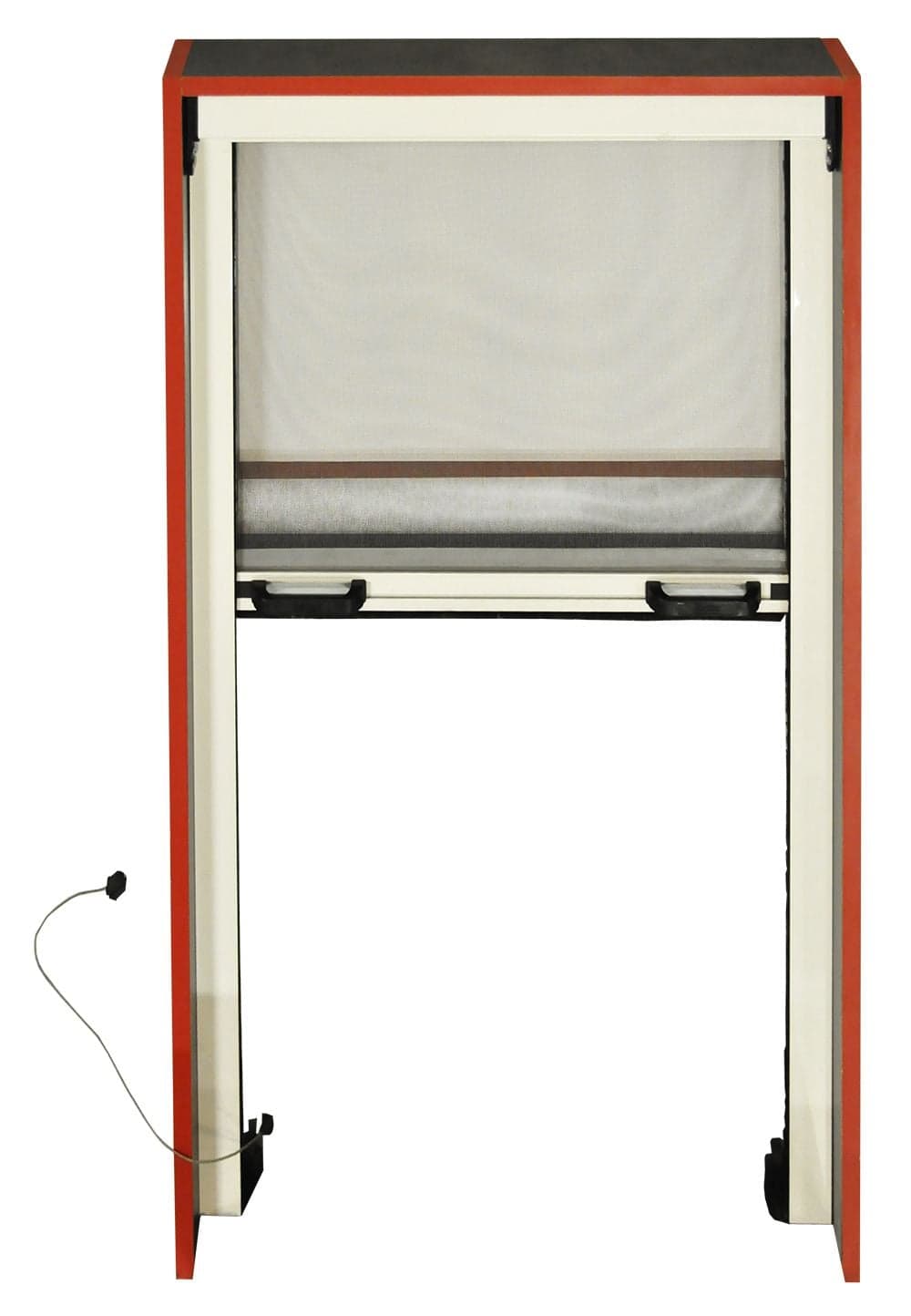 Rrjetë mushkonjash, PVC/çelik I galvanizuar, 1450x1050 mm