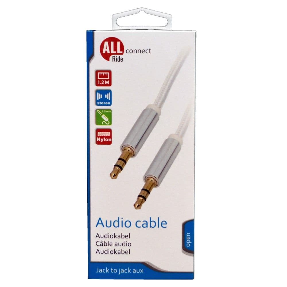 Kabell audio, ALL Ride, 3.5 mm, nailon, 1.2 m, ( AUX )