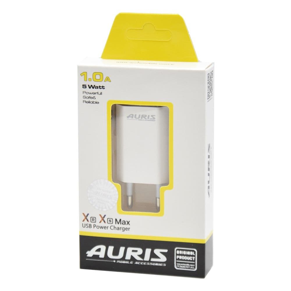 Kokë karikuesi, Auris, CH08, 5 W, hyrje USB, ngjyrë e bardhë