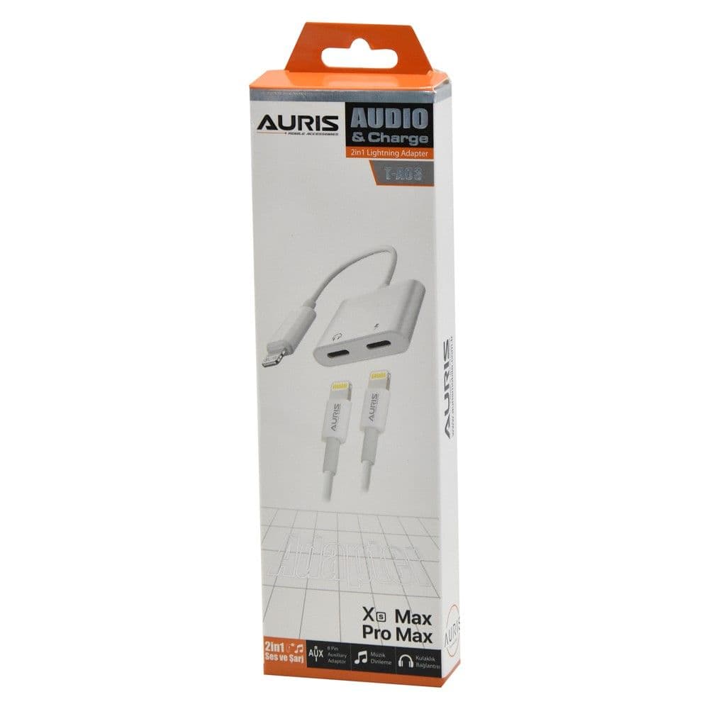 Adaptor per Iphone, Auris, TA03, 2 ne 1