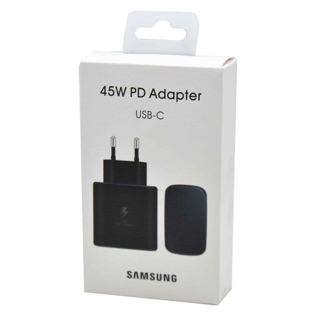 Kokë karikuesi, Samsung, 45W, hyrje Type-C, ngjyrë e zezë