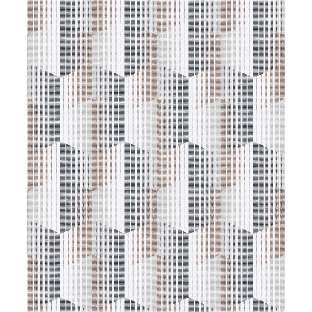 Leter muri, Erismann, Charisma, 10.05x0.53 m, perseritje gjeometrike, gri, 10247-10