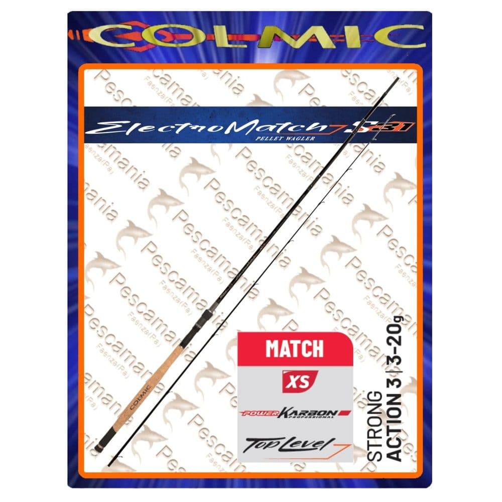 Kallam peshkimi, Colmic, Electo Match, S31, 3.3 m, 3-20g, carbon, Surf casting