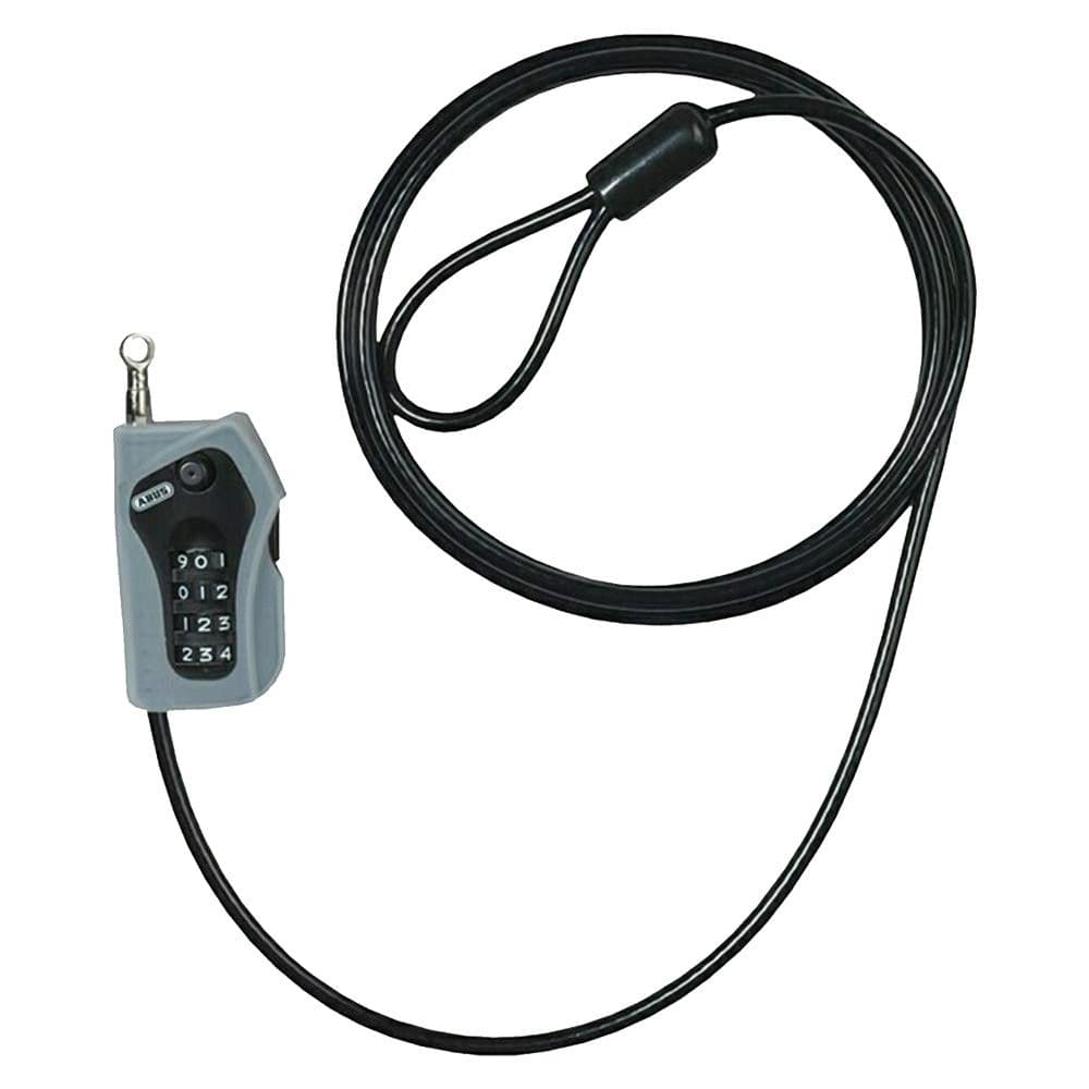 Kavo lidhese per biciklete, me suste terheqese, Abus, 0104, 200 cm, Ø 5 mm, lidhje me kod