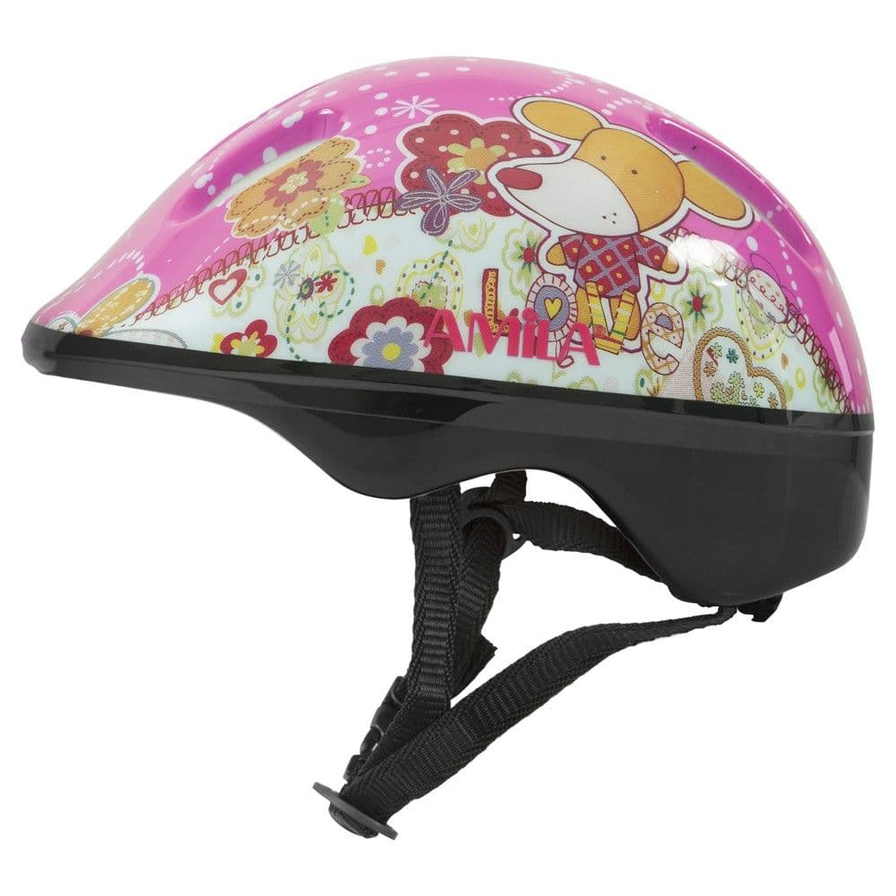 Kokore mbrojtese per skateboard dhe biciklete, Amila, masa L, 58-60 cm, ngjyre roze