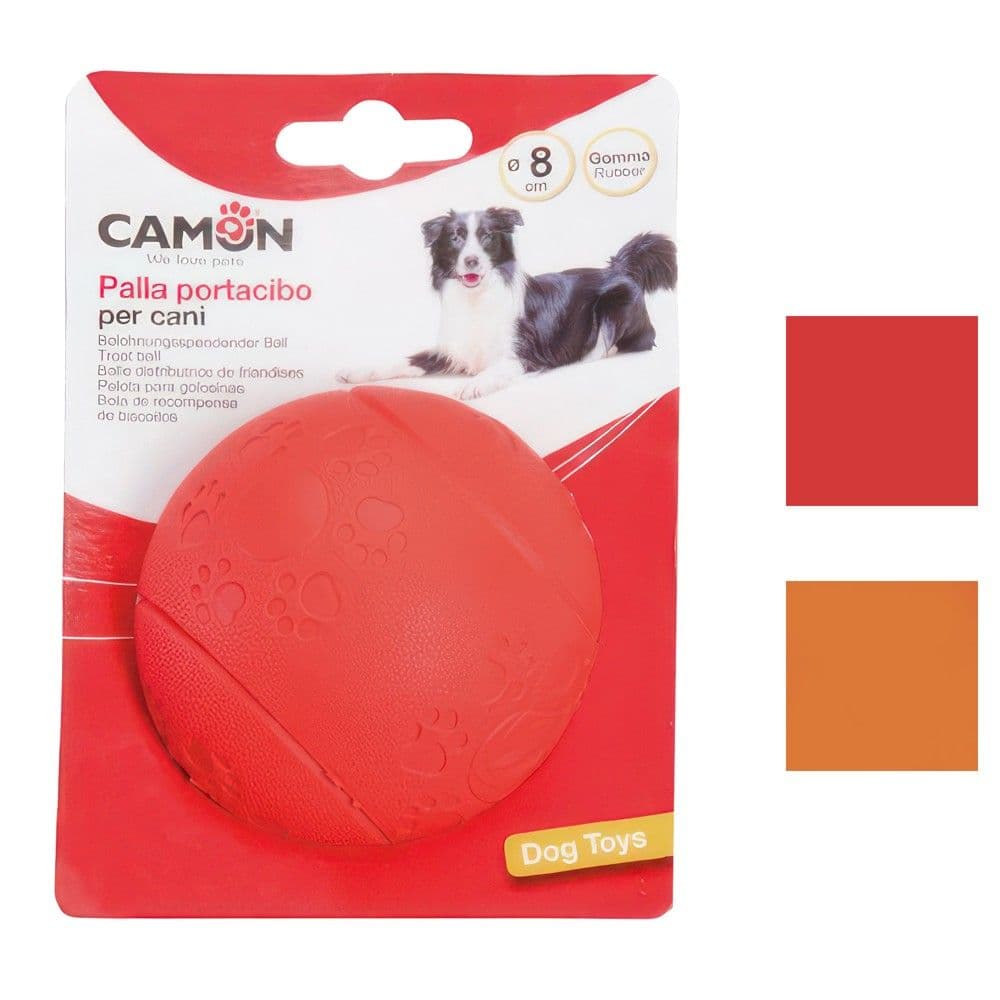 Loder stimuluese per qen, Camon, Snack Ball, 8 cm, me mundesi fshehje ushqimi