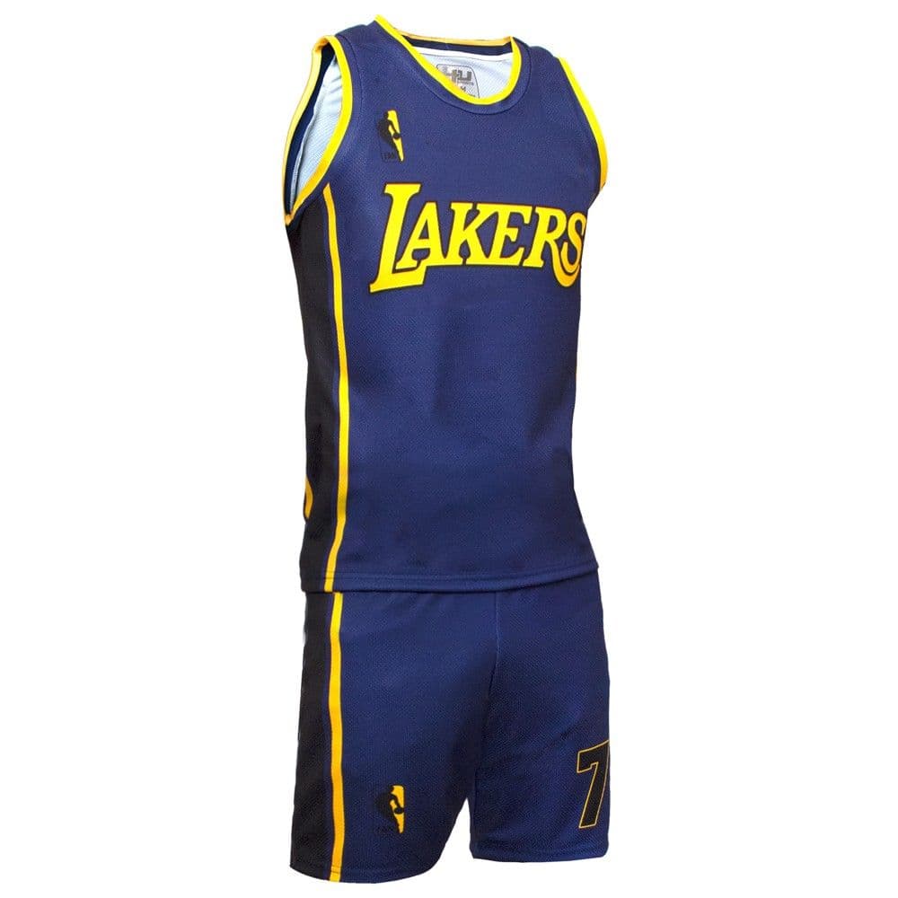 Uniforme basketbolli per te rritur, 4U Sports, LA Lakers, James, masa S, kostumi 2