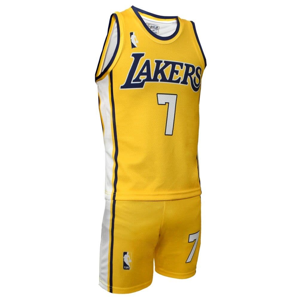 Uniforme basketbolli per te rritur, 4U Sports, LA Lakers, James, masa M, kostumi 1, ngjyra e verdhe