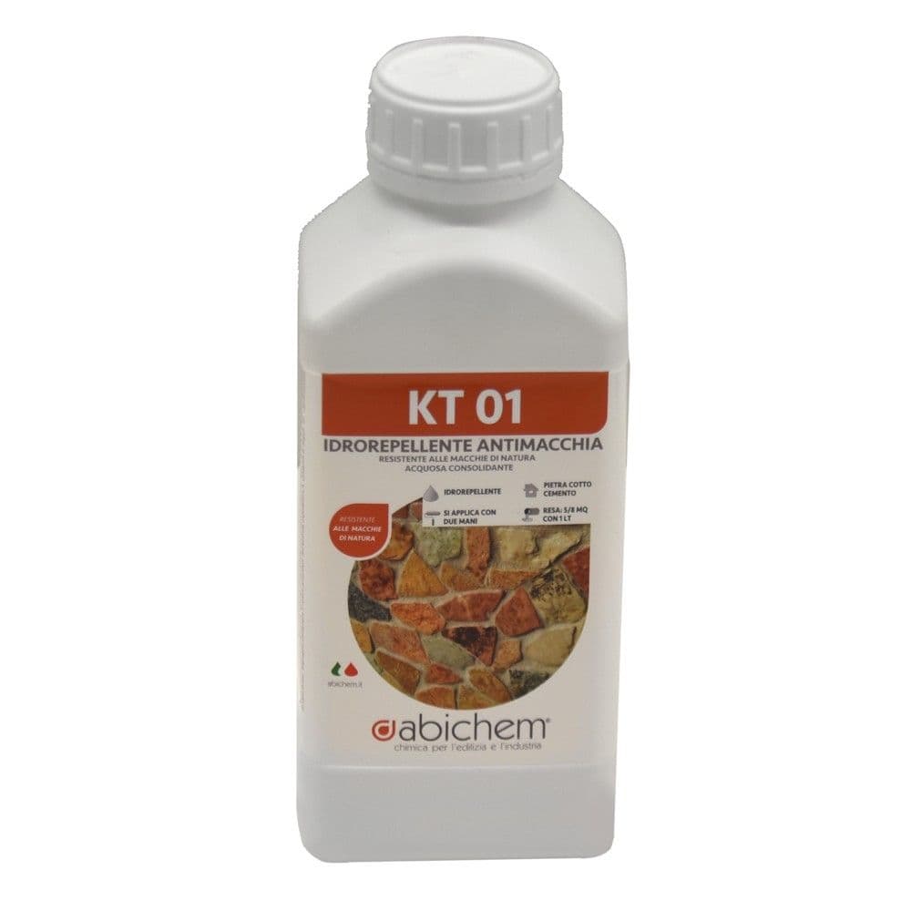 Izolues hidrofobik, Abichem, 1 L, per gur natyral, cimento, terracotta, etj, me baze ui, 5-8 m2