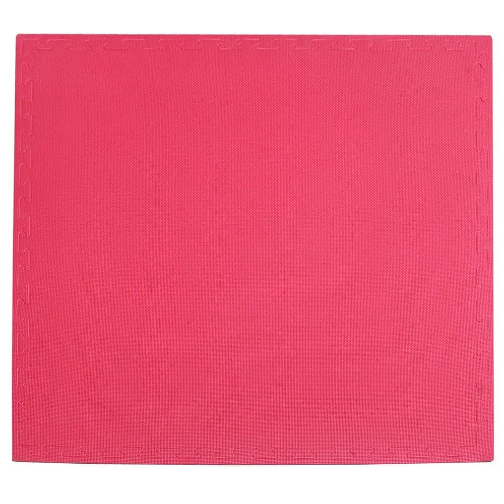 Shtrese gome per aerobi dhe fitness, Amila, Tatami, 2 cm, e kuqe me te zeze