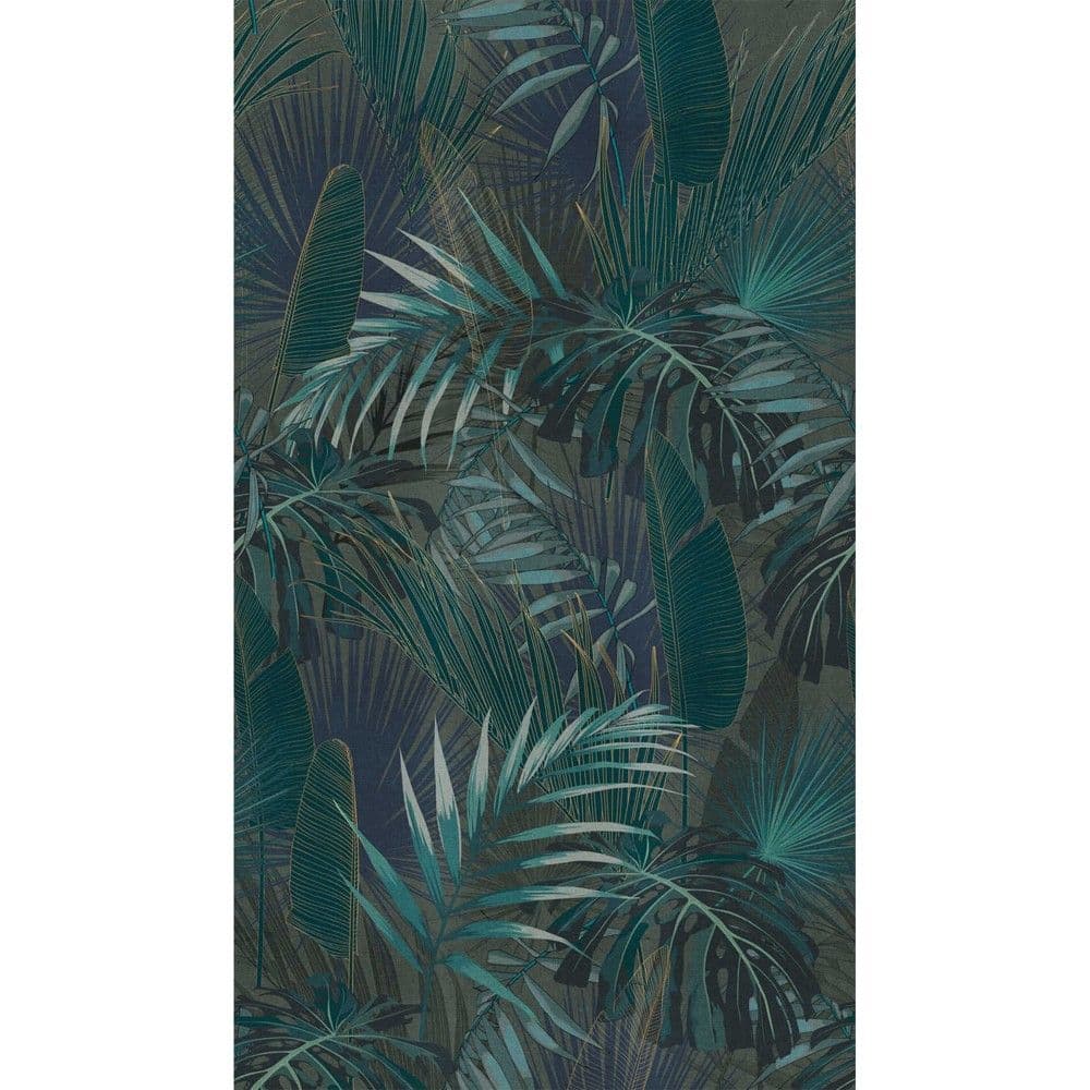 Leter muri, As Creation, Metropolitan Stories, Botanic&Jungle, 2.80 x 1.59m, jeshile, blu, 391803