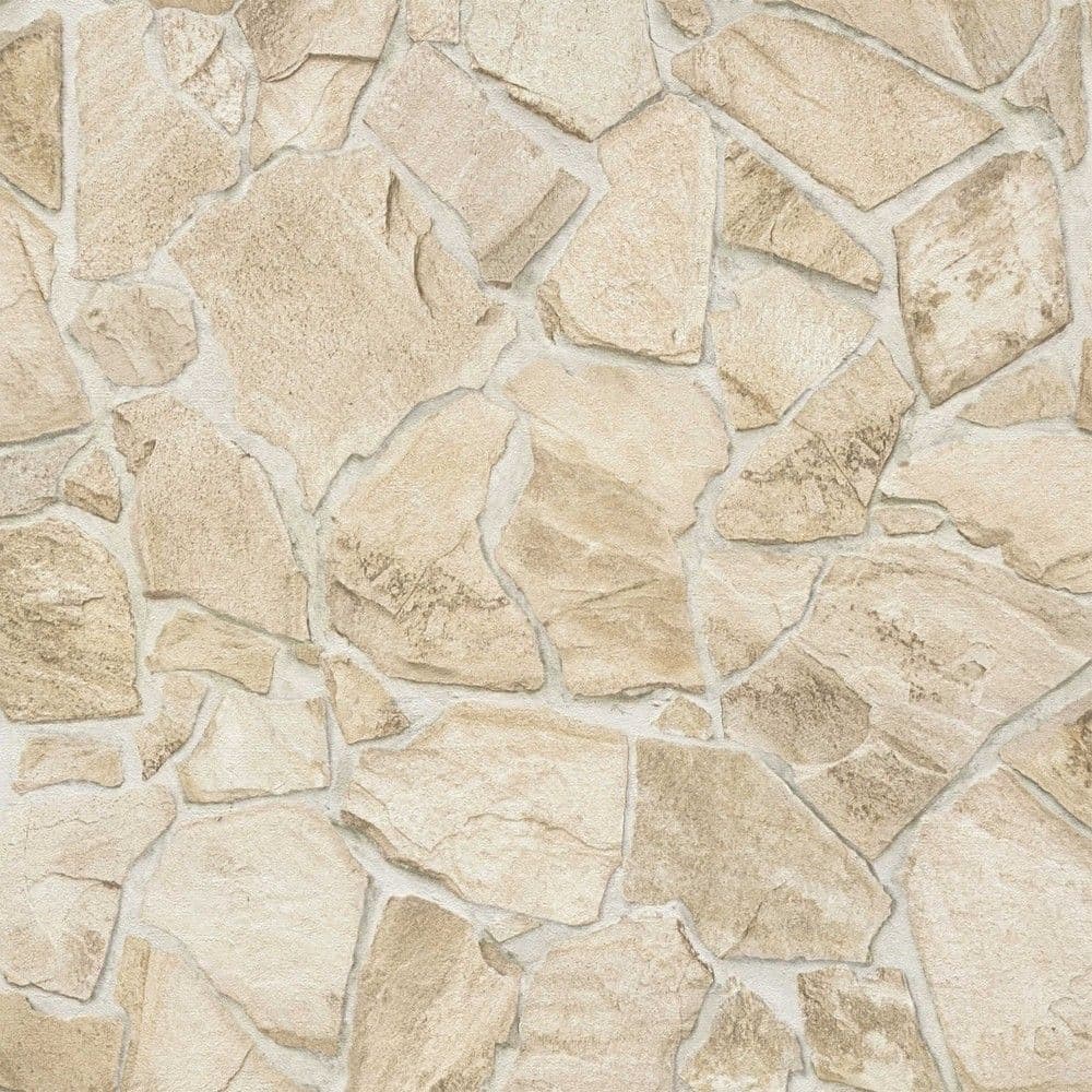 Leter muri, As Creation, Terra, Stone, 10.05 m x 0.53 m, bezhe, kafe, gri, 389329