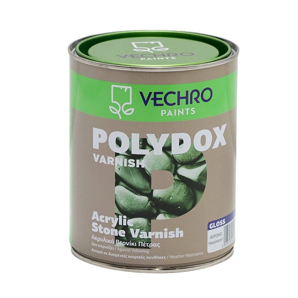 Llak guri, Vechro, Polydox, 0.75L, transparent, 13-15 m²/lt, 1 ore tharje