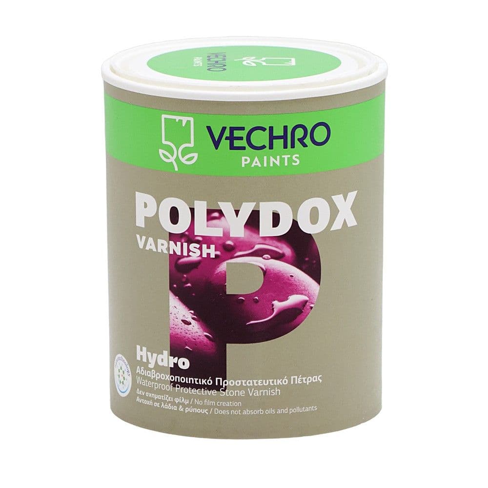 Llak guri, Vechro, Polydox Hydro, 0.75L, transparent, 4-8 m²/lt, nuk ka nevoje te hollohet, 1 ore tharje