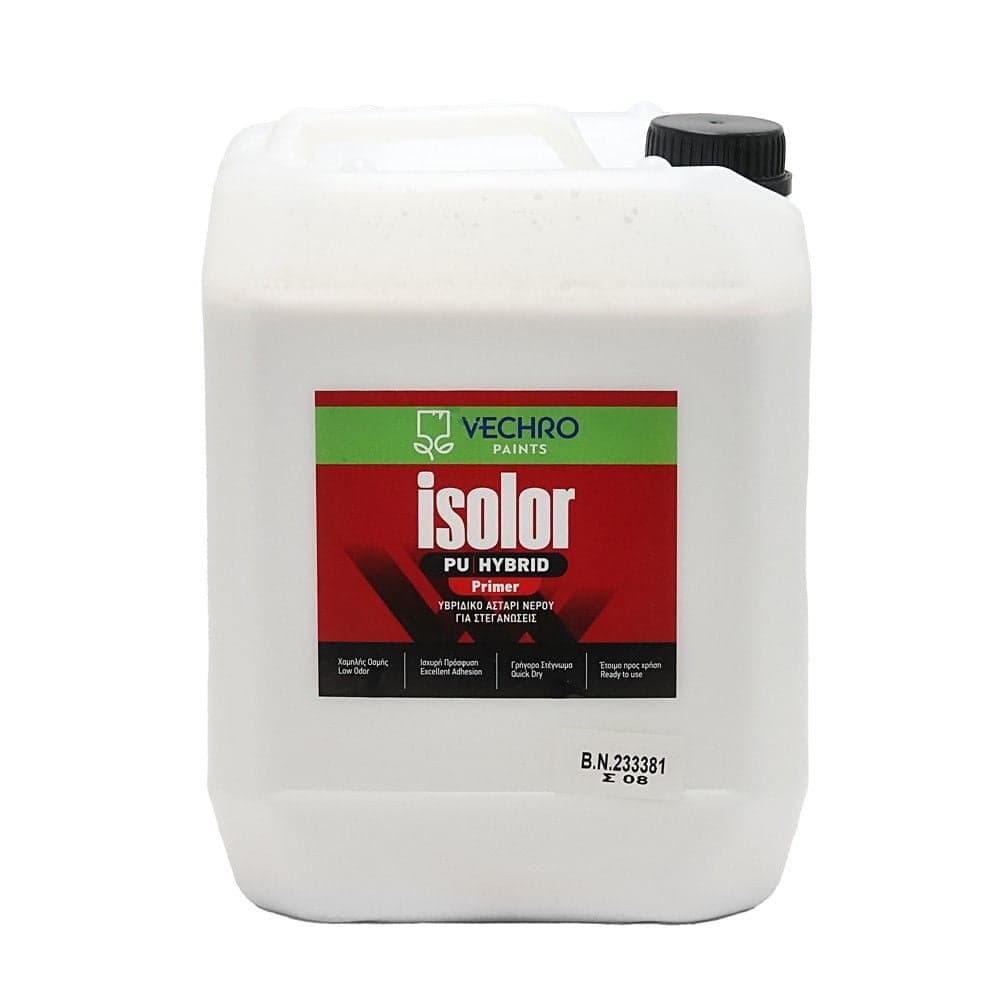Astar, Vechro, Isolor Hybrid, per mure dhe tarraca, 5L, 4-8 m²/lt, nuk ka nevoje per hollim, 2-3 ore tharje
