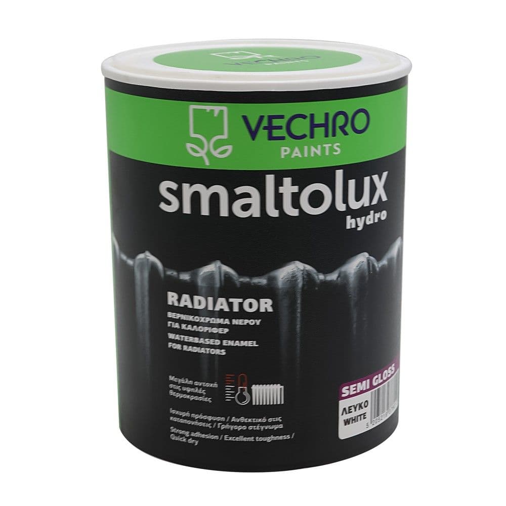 Boje e maluar per radiator, Vechro, 10-12m²/lt, hollimi 8-10% uje, 1-2 ore tharje