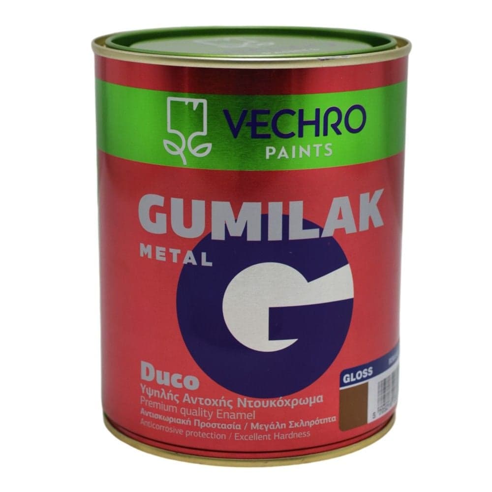 Bojë për metal, Vechro Gumilak, 750ml, kafe 612, 14-16 m²/lt, 2-3 orë tharje