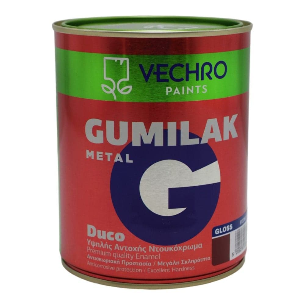 Bojë për metal, Vechro Gumilak, 750ml, e kuqerremtë 617, 14-16 m²/lt, 2-3 orë tharje