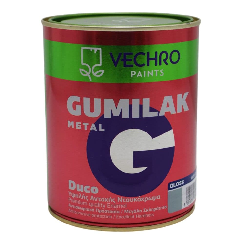 Bojë për metal, Vechro Gumilak, 750ml, gri 622, 14-16 m²/lt, 2-3 orë tharje