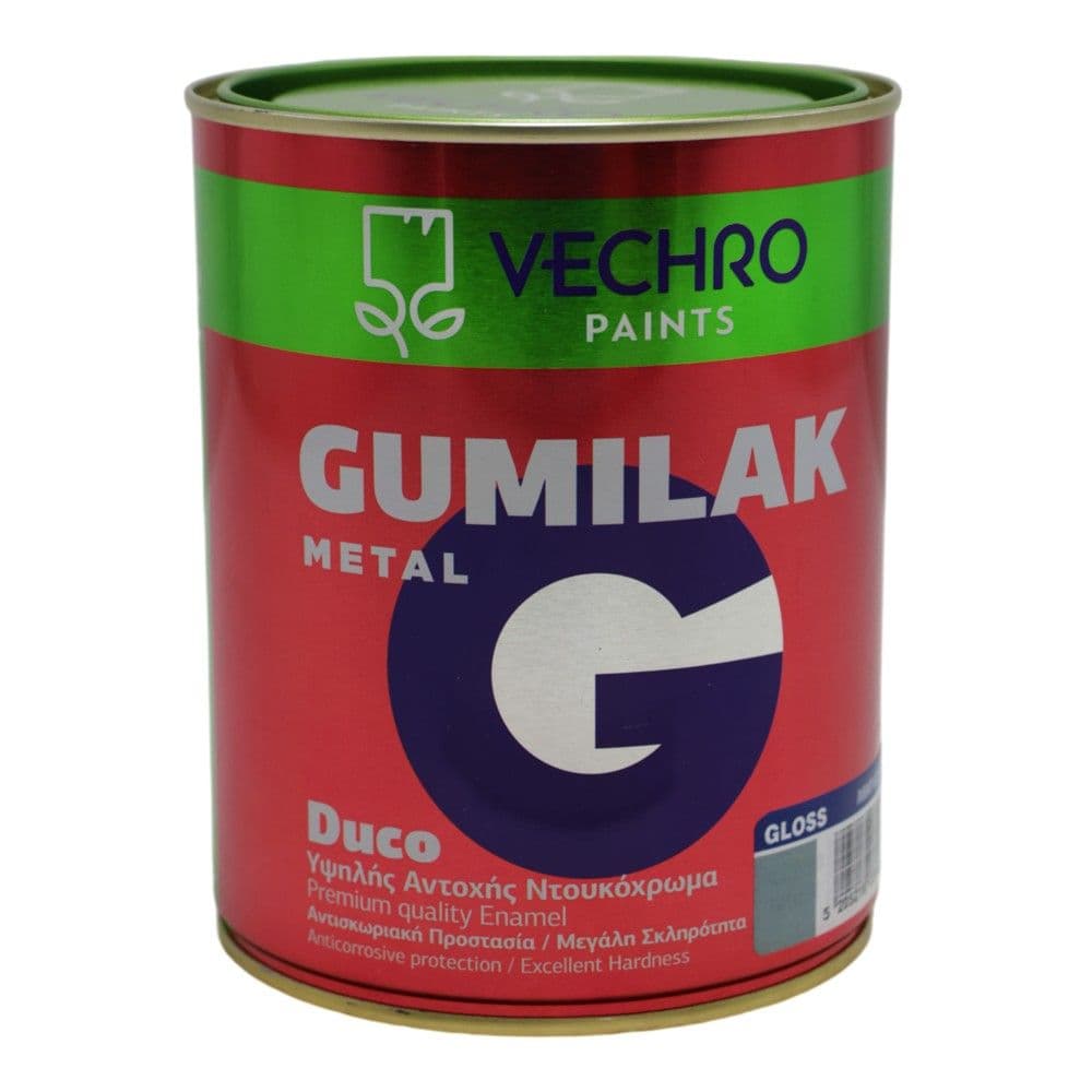 Bojë për metal, Vechro Gumilak, 750ml, gri 623, 14-16 m²/lt, 2-3 orë tharje