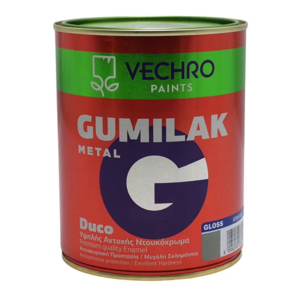 Bojë për metal, Vechro Gumilak, 750ml, gri 624, 14-16 m²/lt, 2-3 orë tharje