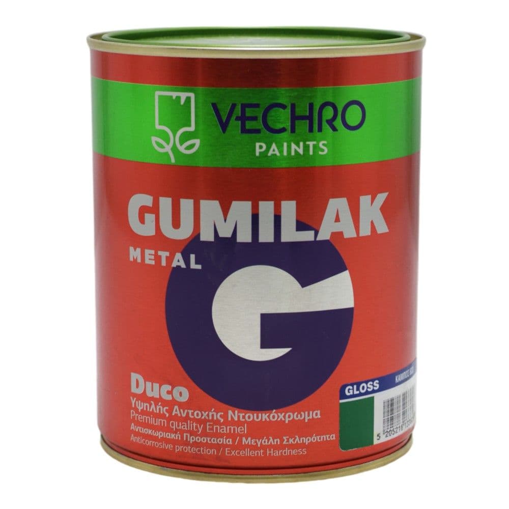 Bojë për metal, Vechro Gumilak, 750ml, jeshile 633, 14-16 m²/lt, 2-3 orë tharje