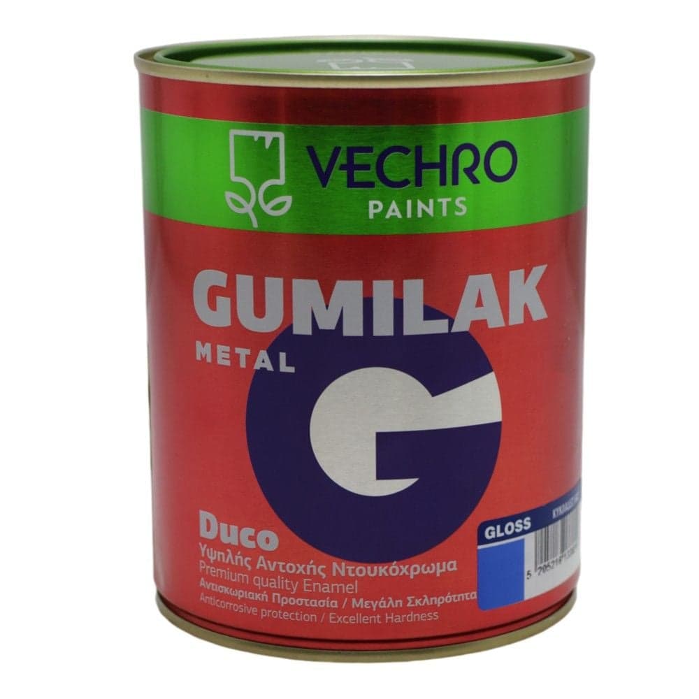 Bojë për metal, Vechro Gumilak, 750ml, blu 642, 14-16 m²/lt, 2-3 orë tharje