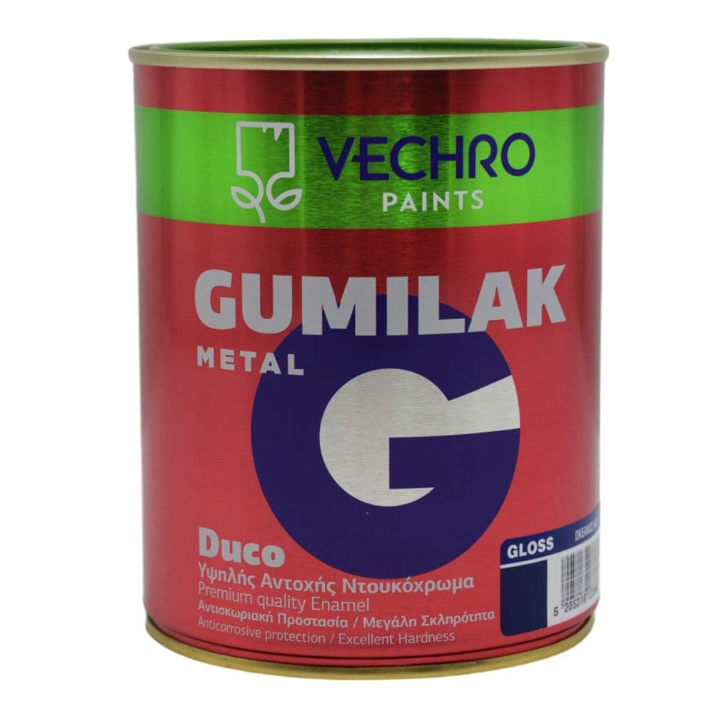 Bojë për metal, Vechro Gumilak, 750ml, blu 643, 14-16 m²/lt, 2-3 orë tharje