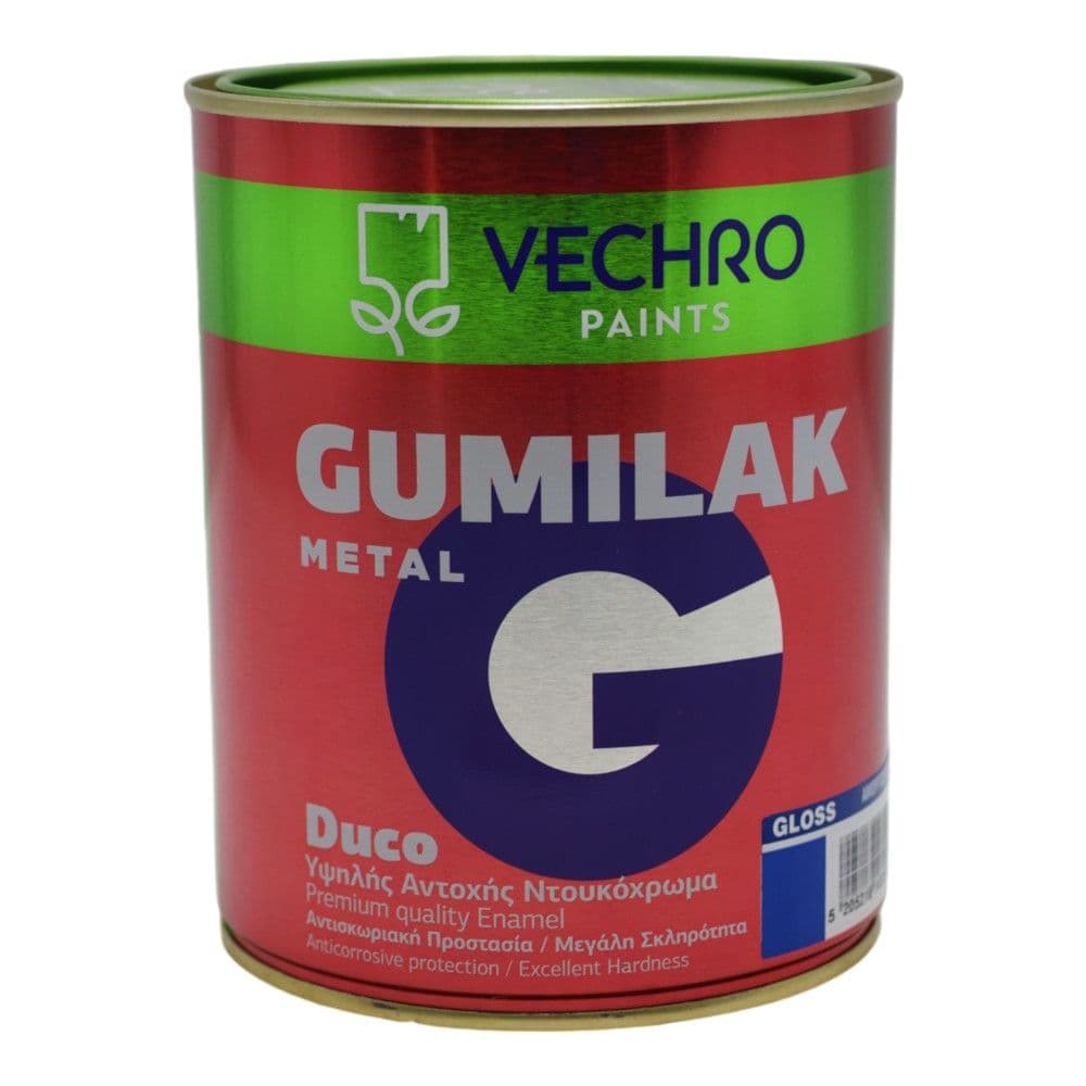 Bojë për metal, Vechro Gumilak, 750ml, blu 657, 14-16 m²/lt, 2-3 orë tharje