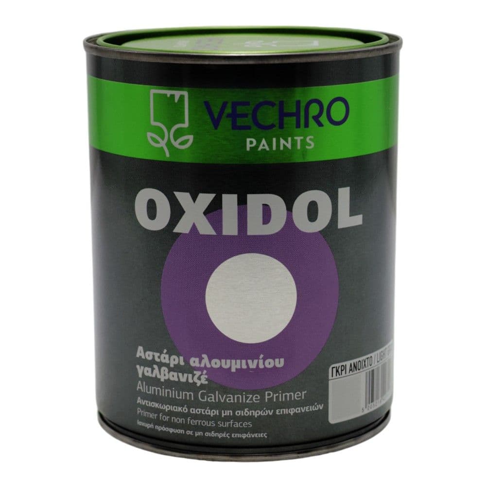 Primer antirruxho për alumin, Vechro Oxidol, 750ml, gri e hapur, 12 - 14 m²/lt, 2 orë tharje