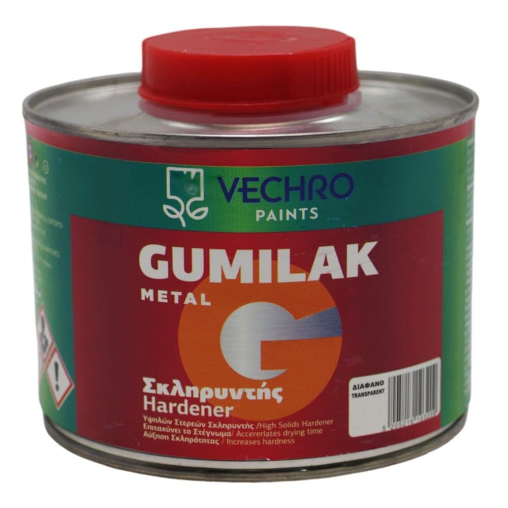 Vaj tharës për metal, Vechro Gumilak, 250ml, përzjerje 10% me bojën e metalit, 2-3 orë tharje