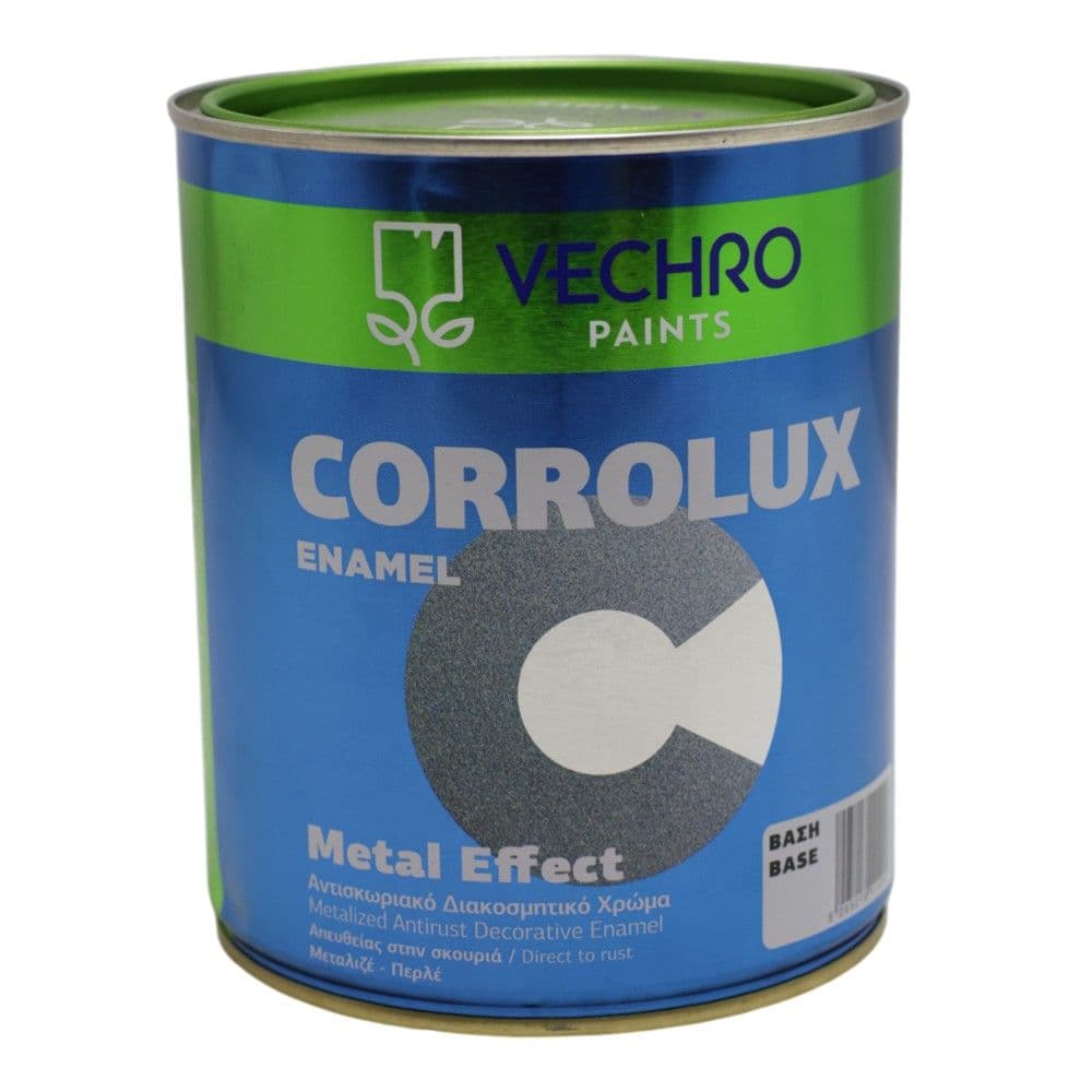 Bojë antirruxho, Corrolux Enamel, 750ml, ngjyrë gri 500, 8 - 10 m²/lt, 2-3 orë tharje, efekt metalik mat