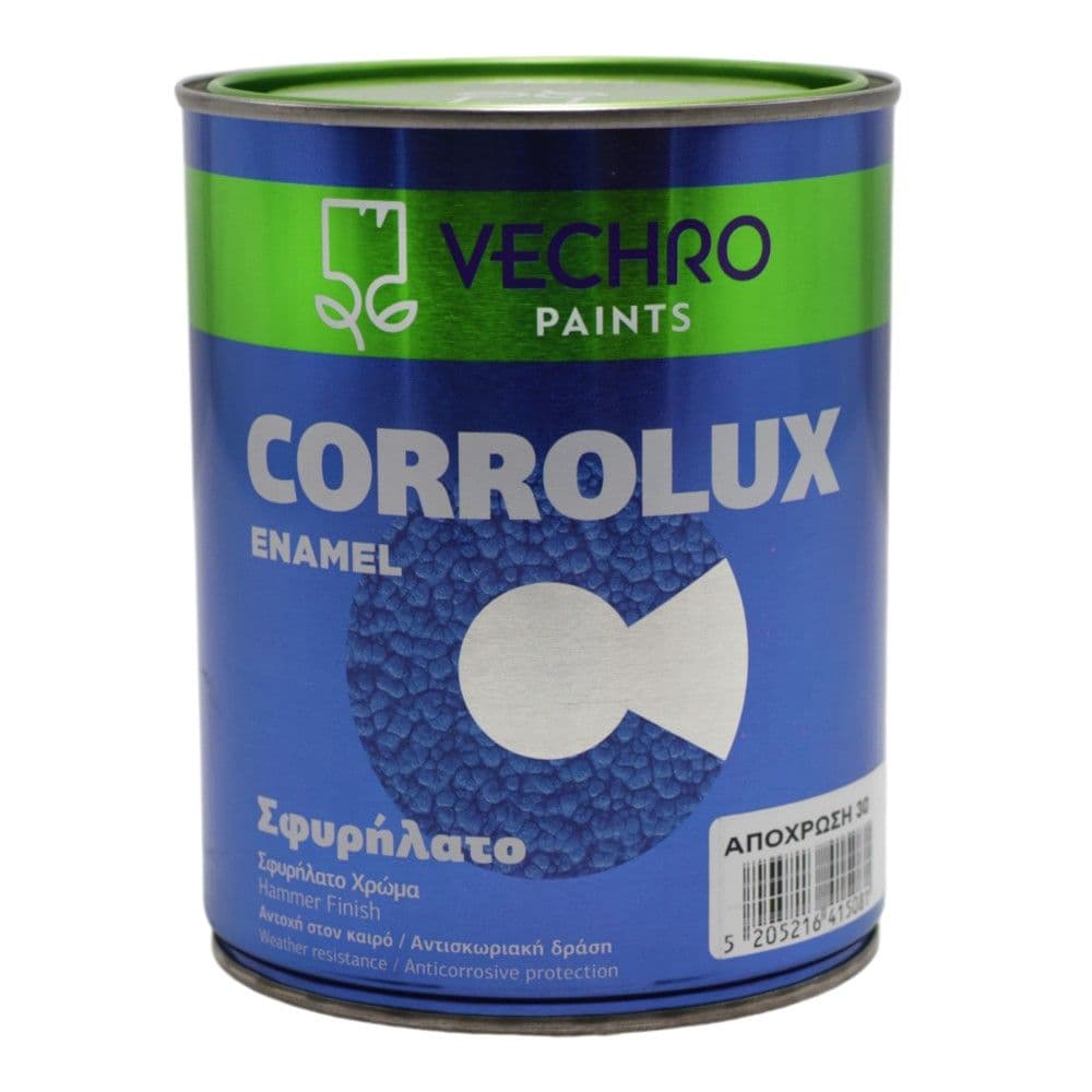 Bojë antirruxho, Corrolux Enamel, 750ml, ngjyrë kafe No 30, 8 - 10 m²/lt, 10-15 minuta tharje, efekt hammer finish