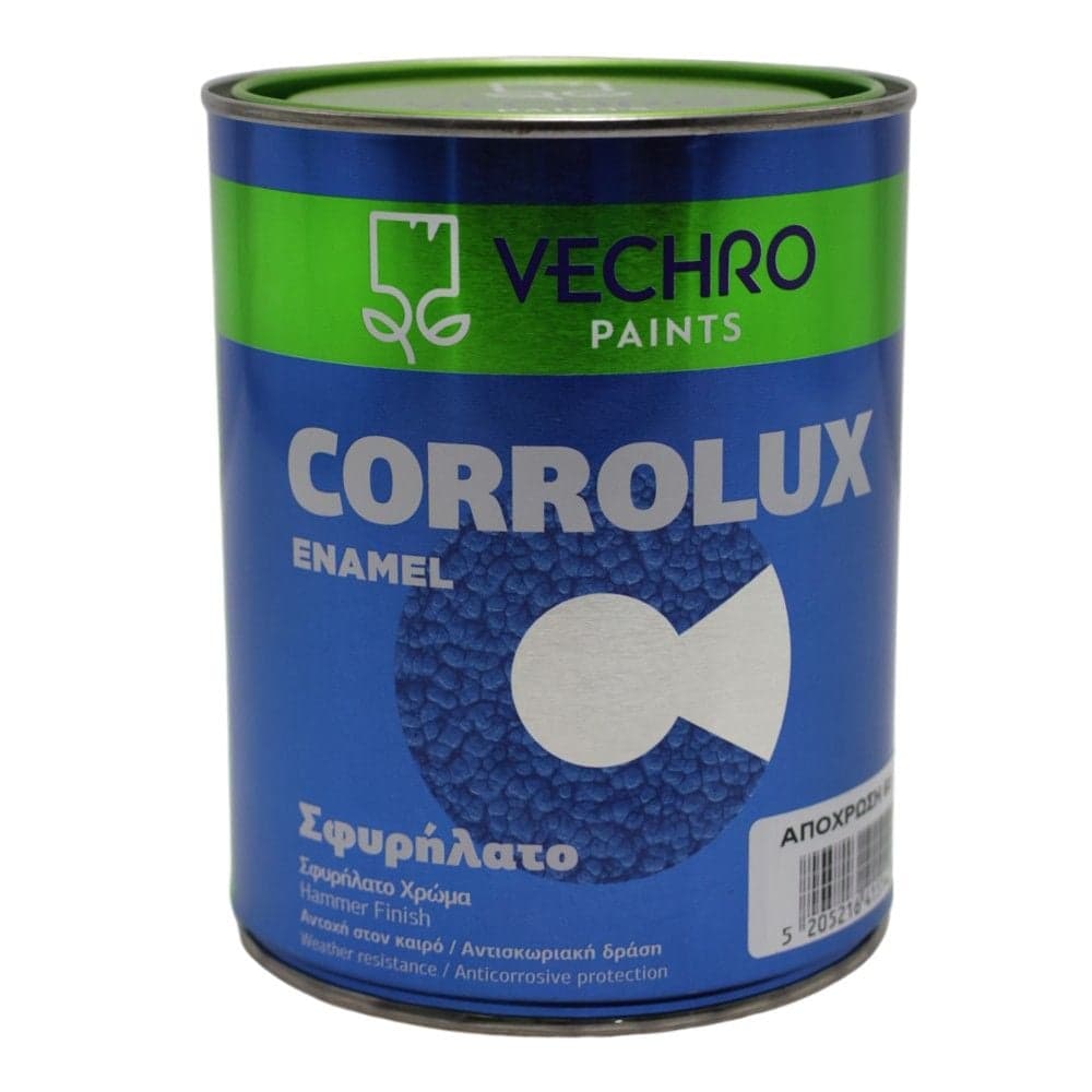 Bojë antirruxho, Corrolux Enamel, 750ml, ngjyrë jeshile No 60, 8 - 10 m²/lt, 10-15 minuta tharje, efekt hammer finish