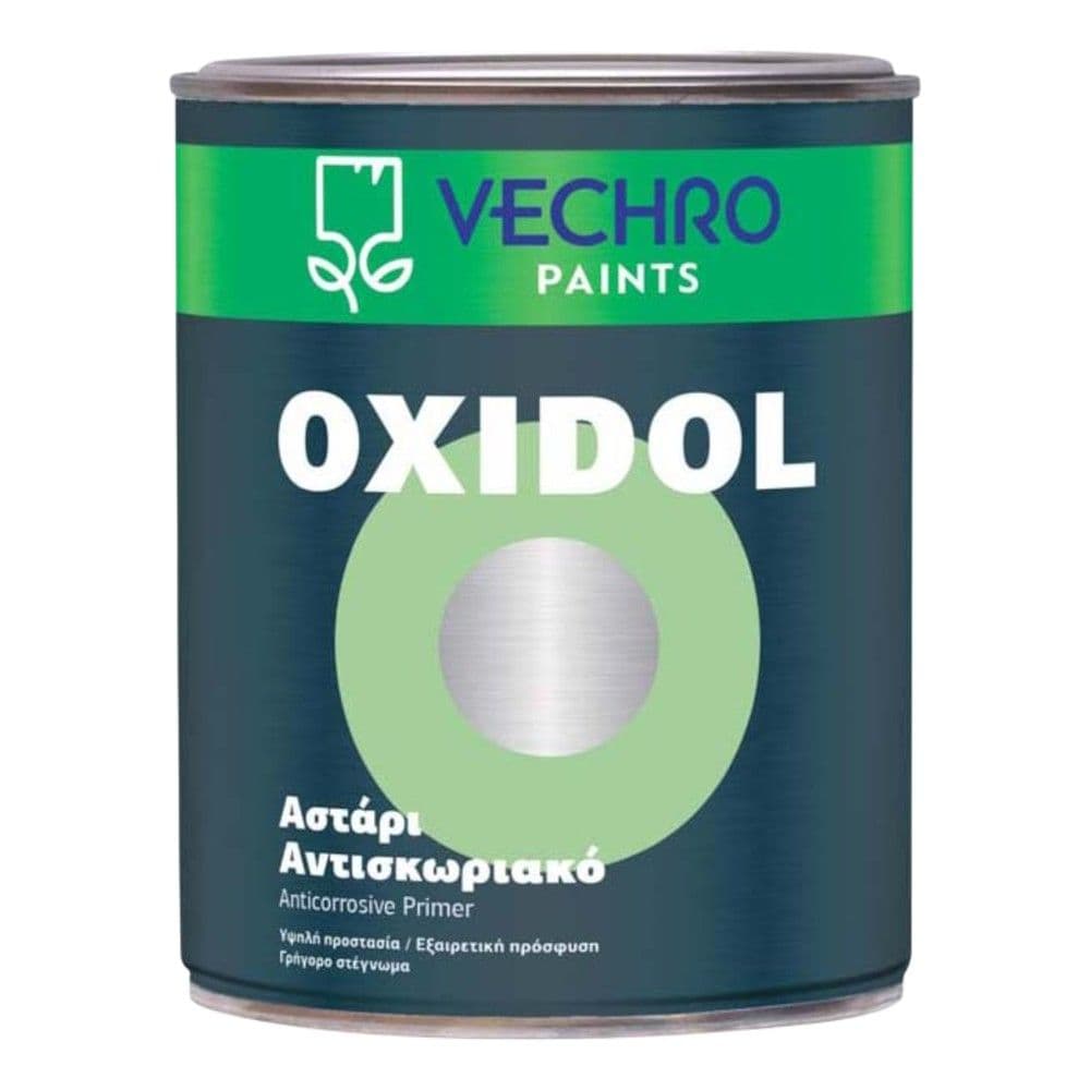 Primer antirruxho për metal, Vechro Oxidol, 5 KG, gri, 14 - 16 m²/lt, 1 orë tharje